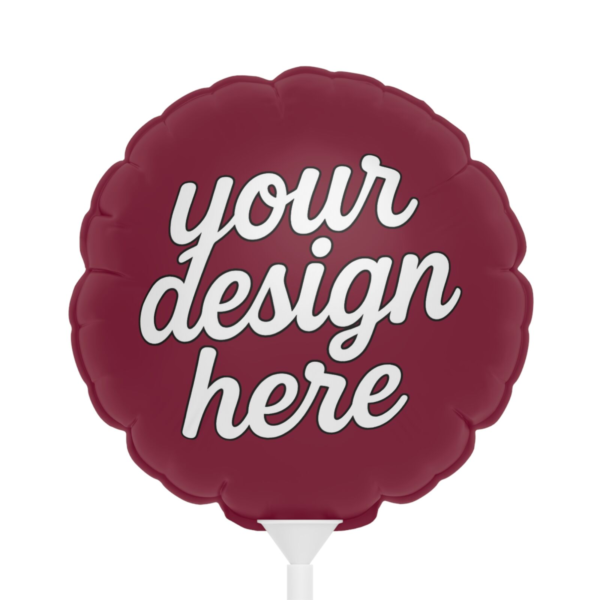 10835826539043102233_2048.webp Custom 6" Heart & Round Mylar Balloons — Reusable Printed Party Accents