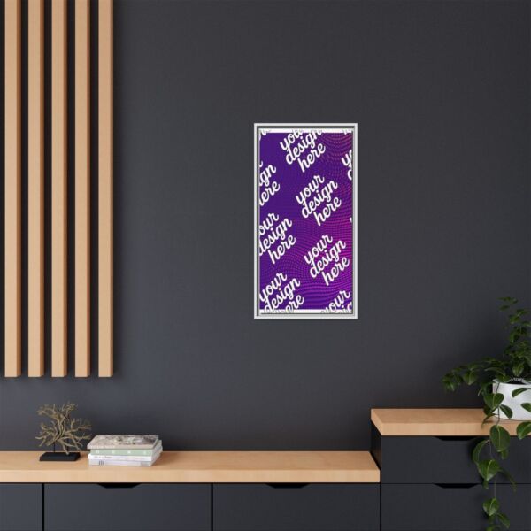 10883901273205344310_2048.jpeg White Framed Canvas - Available In Multiple Styles and Sizes