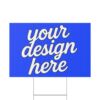 Custom Yard Sign — Durable Corrugated Plastic Lawn Sign with Aluminum Stake (Multiple Sizes & Orientations)