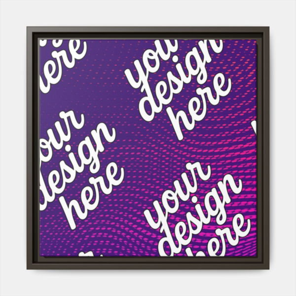 Espresso Framed Canvas - Available In Multiple Styles and Sizes