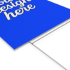 Custom Yard Sign — Durable Corrugated Plastic Lawn Sign with Aluminum Stake (Multiple Sizes & Orientations)