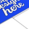 Custom Yard Sign — Durable Corrugated Plastic Lawn Sign with Aluminum Stake (Multiple Sizes & Orientations)