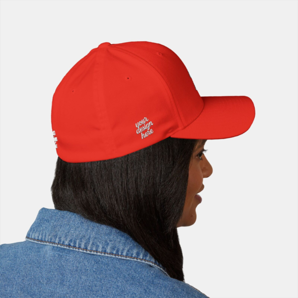 Six Panel Structured Embroidered Cap - Flexfit