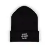 Embroidered Cuffed Beanie