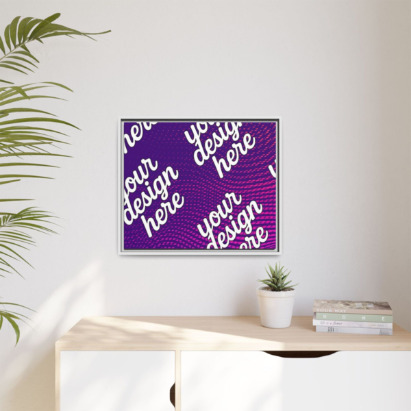 13526893703771244655_2048.webp White Framed Canvas - Available In Multiple Styles and Sizes