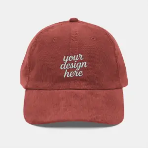 Corduroy Cap - Embroidery