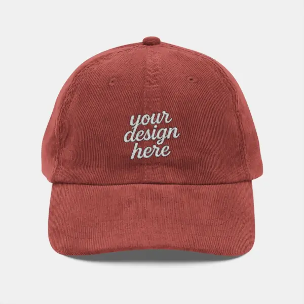 Corduroy Cap - Embroidery