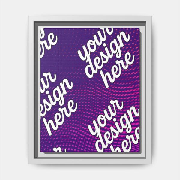 13994055740043051534_2048_custom.jpeg White Framed Canvas - Available In Multiple Styles and Sizes