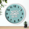 Vibrant Modern Wall Clock — 10"