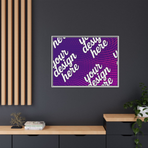 White Framed Canvas - Available In Multiple Styles and Sizes