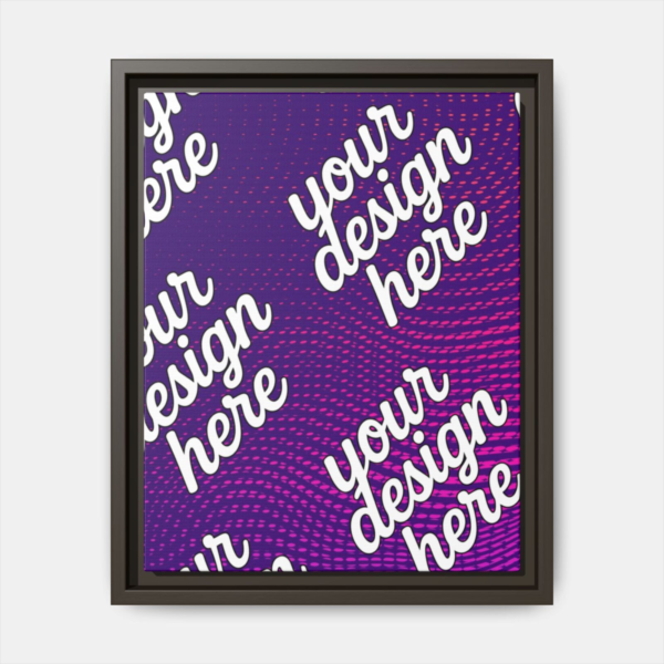 Espresso Framed Canvas - Available In Multiple Styles and Sizes