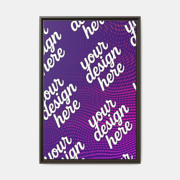 Espresso Framed Canvas - Available In Multiple Styles and Sizes