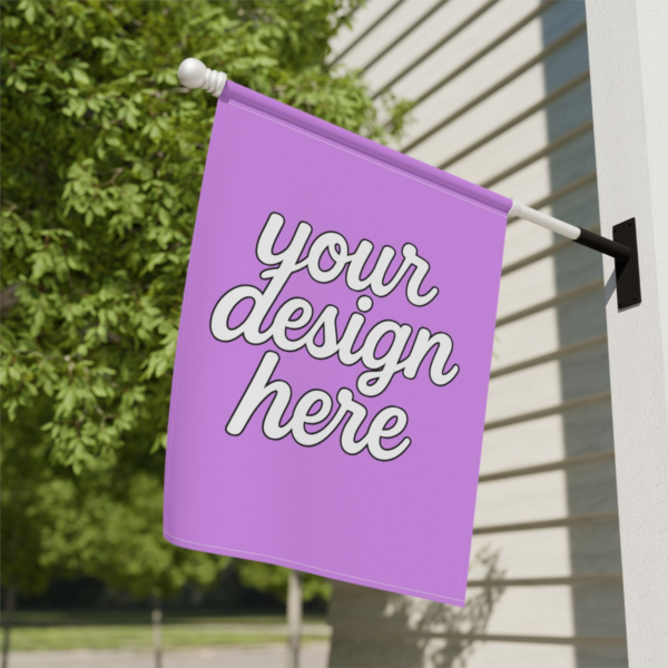 Personalized Garden & House Banner — Double-Sided Custom Yard Flag (12×18 or 24.5×32)