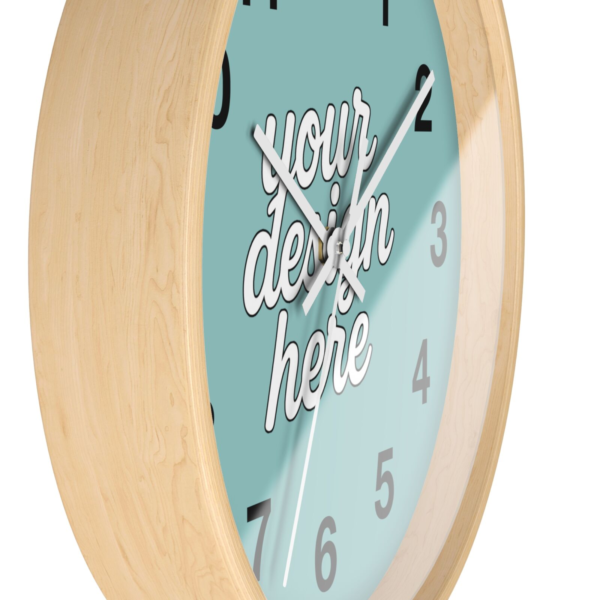 Vibrant Modern Wall Clock — 10"