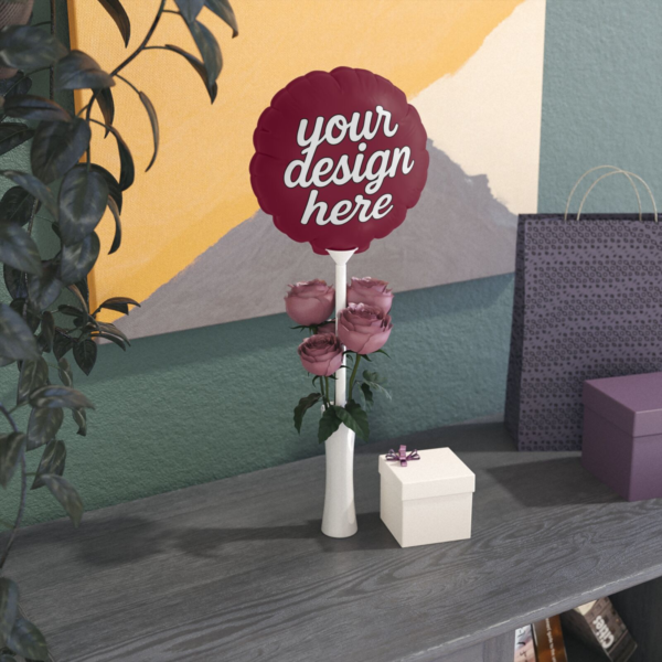 15256115078077452329_2048.webp Custom 6" Heart & Round Mylar Balloons — Reusable Printed Party Accents