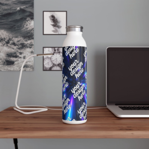 Slim Stainless Steel Water Bottle — 20oz Matte Vacuum-Insulated