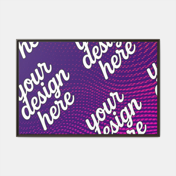 Espresso Framed Canvas - Available In Multiple Styles and Sizes