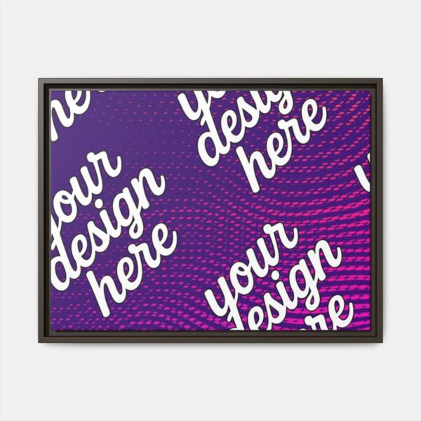 Espresso Framed Canvas - Available In Multiple Styles and Sizes