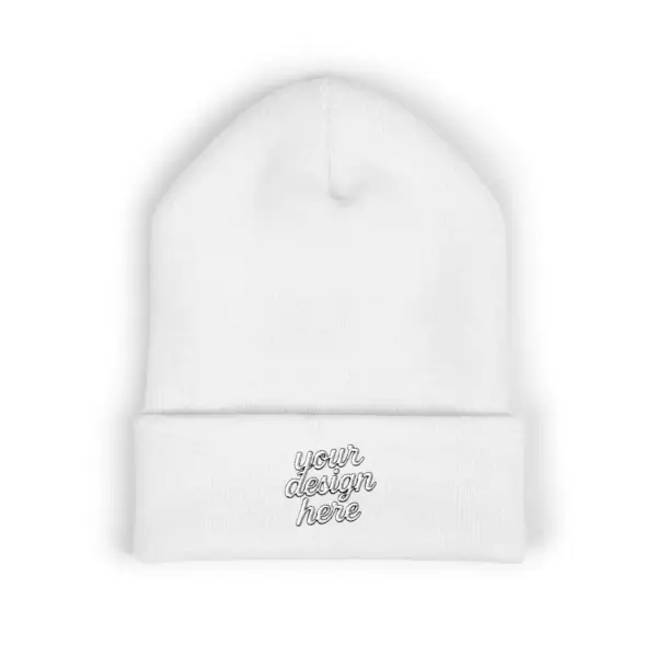 Embroidered Cuffed Beanie