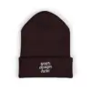 Embroidered Cuffed Beanie