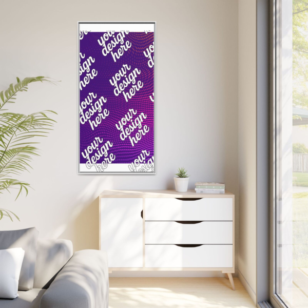 16602871437350891661_2048.webp White Framed Canvas - Available In Multiple Styles and Sizes