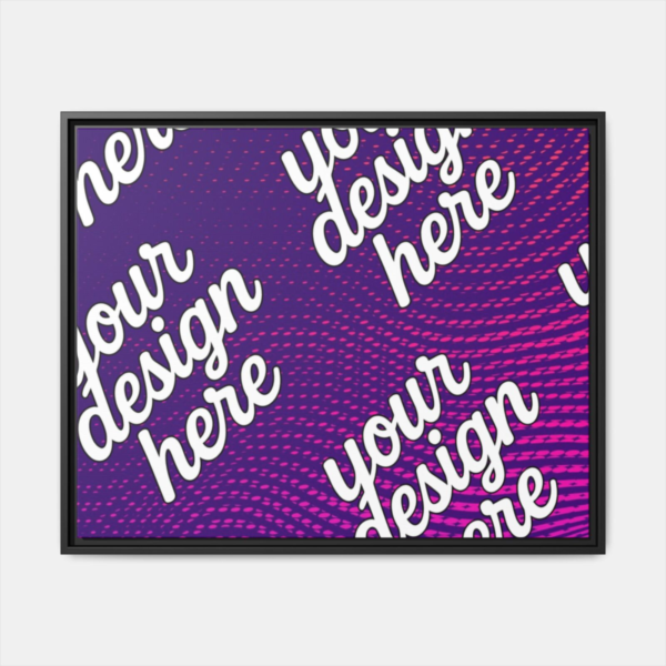 Black Framed Canvas - Available In Multiple Styles and Sizes