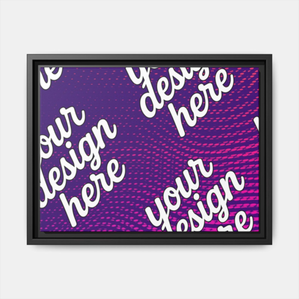 Black Framed Canvas - Available In Multiple Styles and Sizes