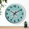 Vibrant Modern Wall Clock — 10"