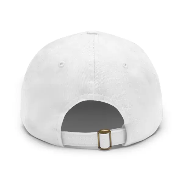 Unstructured Hat With Rectangle Leather Patch