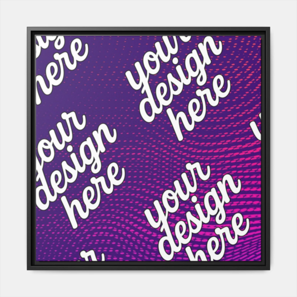 Black Framed Canvas - Available In Multiple Styles and Sizes