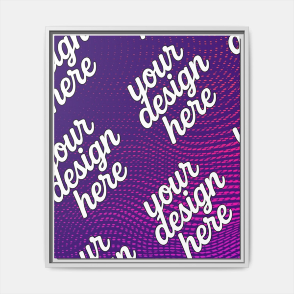 17489986697896693896_2048_custom.jpeg White Framed Canvas - Available In Multiple Styles and Sizes