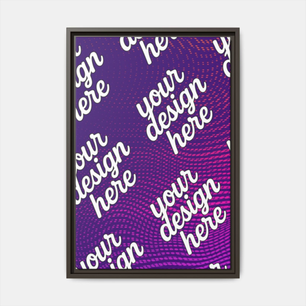 Espresso Framed Canvas - Available In Multiple Styles and Sizes