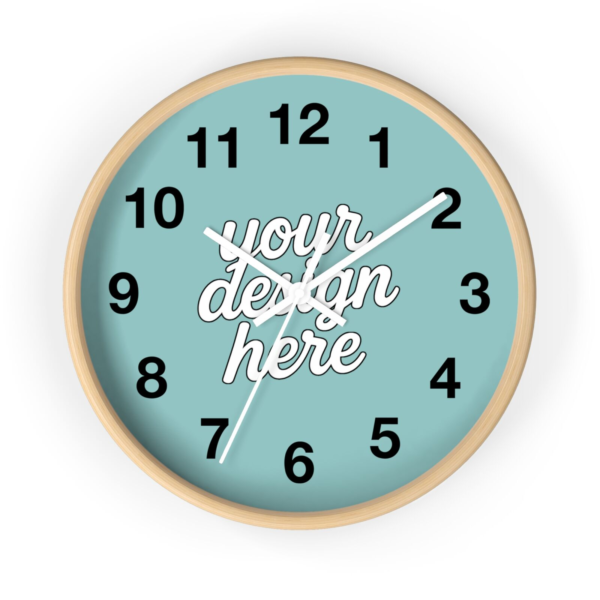 Vibrant Modern Wall Clock — 10"