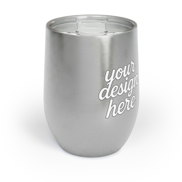 Chill Wine Tumbler — Insulated 12oz Stainless Steel Stemless Wine Tumbler (Keeps Cold 12h / Hot 6h)