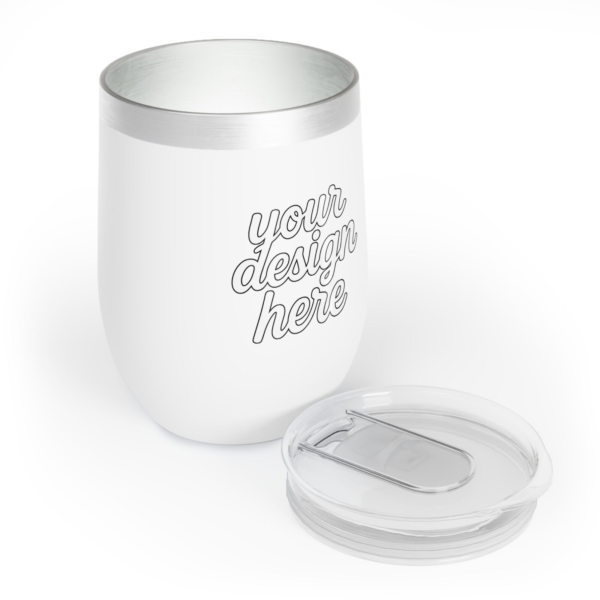Chill Wine Tumbler — Insulated 12oz Stainless Steel Stemless Wine Tumbler (Keeps Cold 12h / Hot 6h)