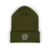 Embroidered Cuffed Beanie