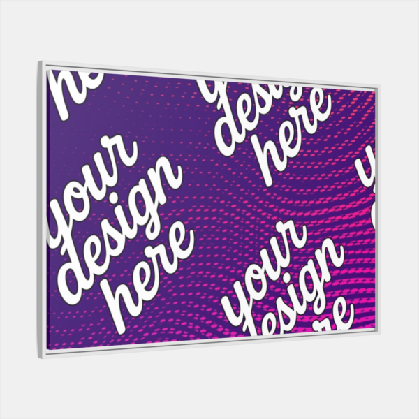 2119066496303567612_2048_custom.jpeg White Framed Canvas - Available In Multiple Styles and Sizes