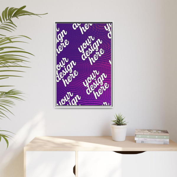 2184183255139314552_2048.webp White Framed Canvas - Available In Multiple Styles and Sizes