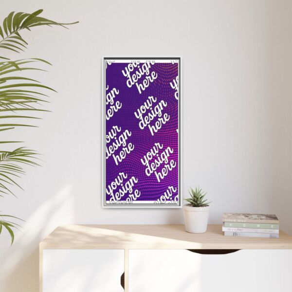 221315186835963647_2048.jpeg White Framed Canvas - Available In Multiple Styles and Sizes