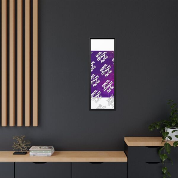 Black Framed Canvas - Available In Multiple Styles and Sizes