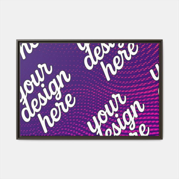 Espresso Framed Canvas - Available In Multiple Styles and Sizes