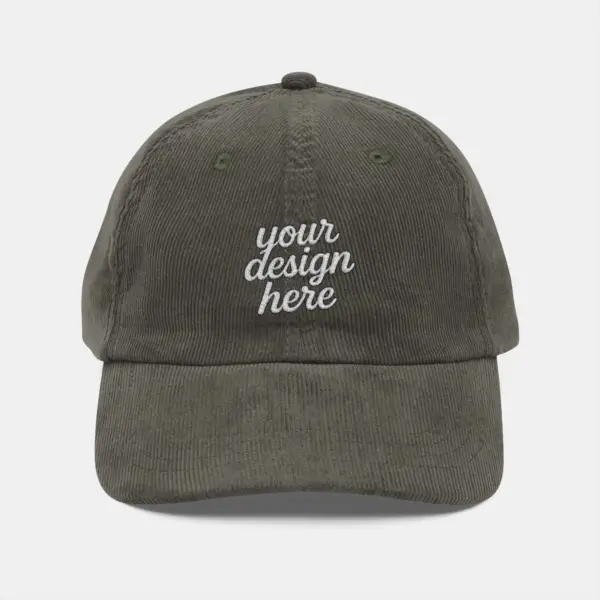 Corduroy Cap - Embroidery