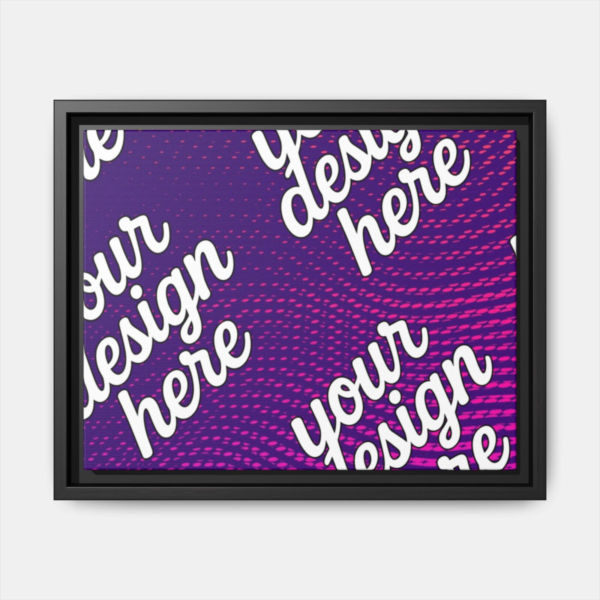 Black Framed Canvas - Available In Multiple Styles and Sizes