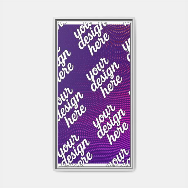 3263591921025284327_2048_custom.jpeg White Framed Canvas - Available In Multiple Styles and Sizes