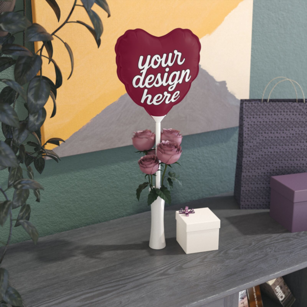 3548403789521129899_2048.webp Custom 6" Heart & Round Mylar Balloons — Reusable Printed Party Accents