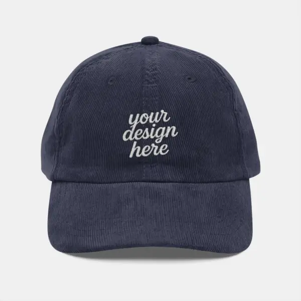 Corduroy Cap - Embroidery