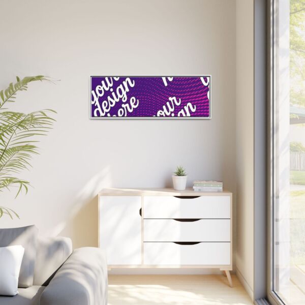 4211024062463027278_2048.jpeg White Framed Canvas - Available In Multiple Styles and Sizes