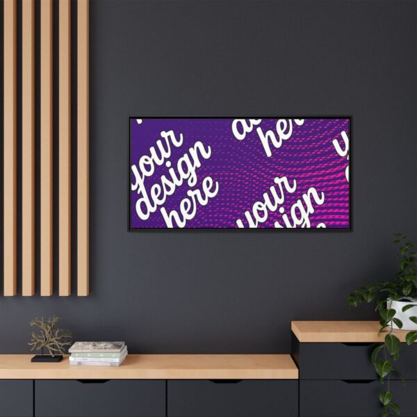 Black Framed Canvas - Available In Multiple Styles and Sizes