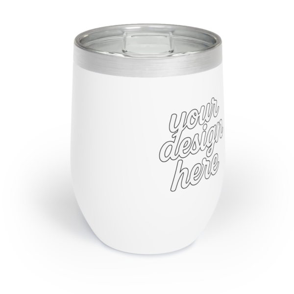Chill Wine Tumbler — Insulated 12oz Stainless Steel Stemless Wine Tumbler (Keeps Cold 12h / Hot 6h)