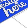 Custom Yard Sign — Durable Corrugated Plastic Lawn Sign with Aluminum Stake (Multiple Sizes & Orientations)